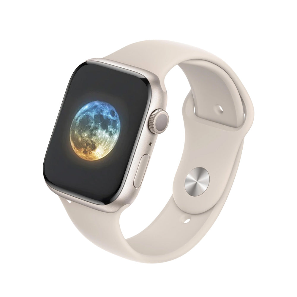 Apple Watch Series 9 45mm GPS + Cellular Stainless Steel Smartwatch - Fitness Tracker, Heart Rate Monitor & Water Resistant for Running, Swimming & Daily Use