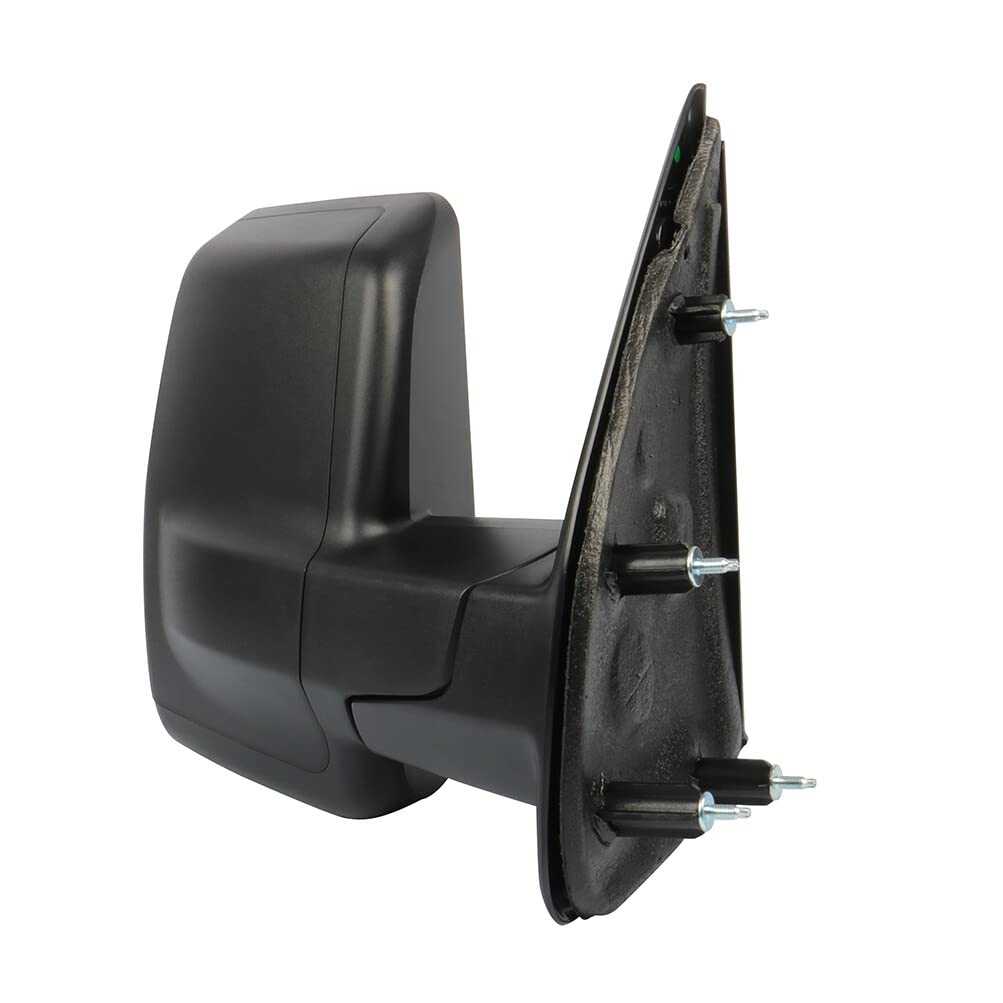 SCITOO Black Manual Folding Passenger Side View Mirror Replacement for 2012-2013 Nissan NV1500 NV2500 NV3500 - NI1321232 | Durable Exterior Mirror for Commercial Vans & Work Trucks