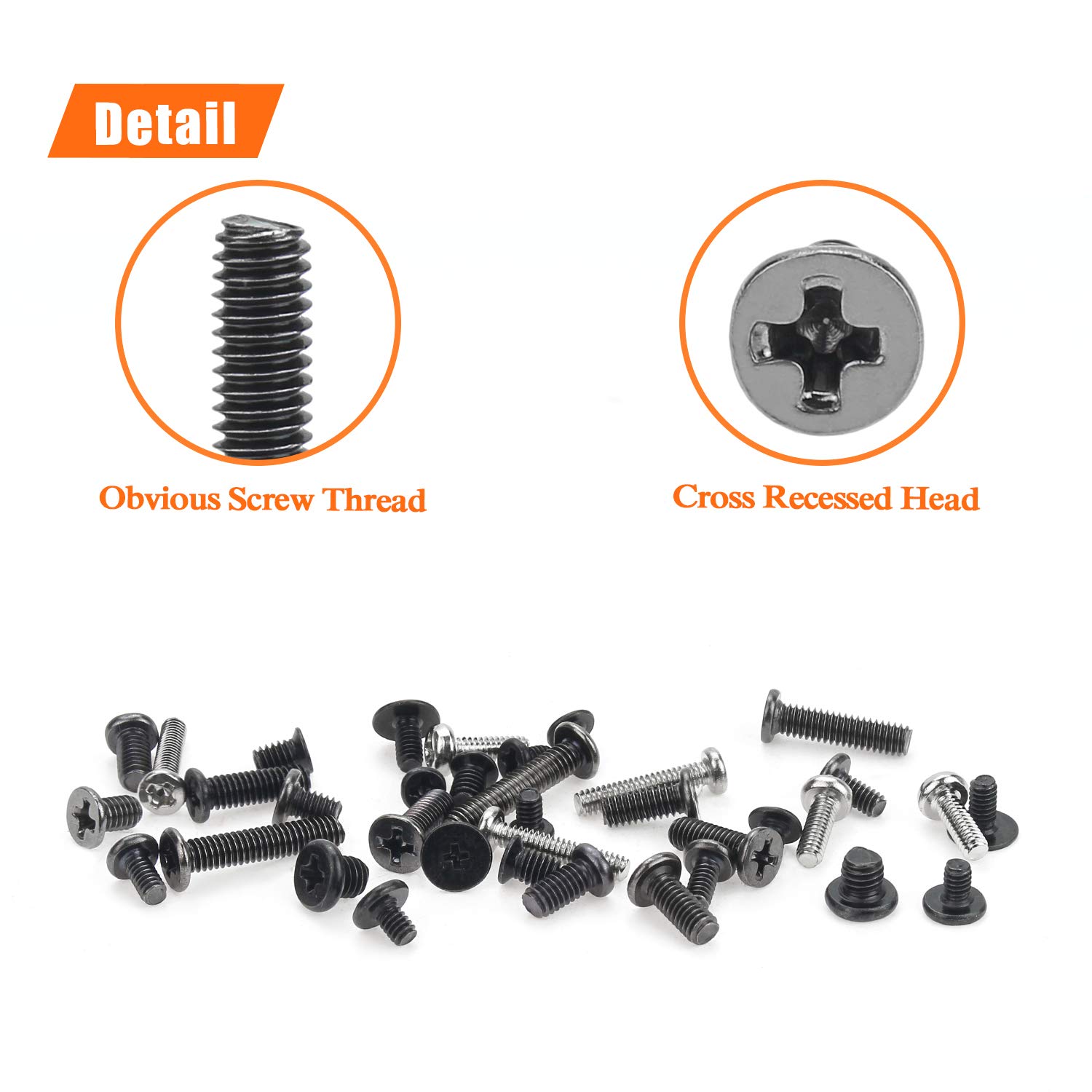 800-Piece Laptop & Notebook Computer Screw Replacement Repair Kit - SSD & Electronic Device Repair Screw Set for DIY Fixes, Upgrades & Maintenance (Perfect for MacBook, Dell, HP & More)