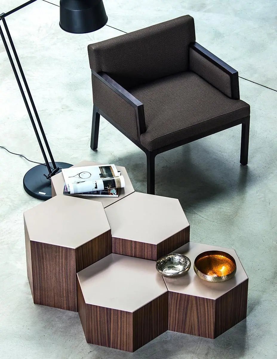 Bross Flux Lounge Chair - Modern Comfortable Accent Chair for Living Room, Bedroom & Office - Perfect for Relaxing, Reading & Lounging