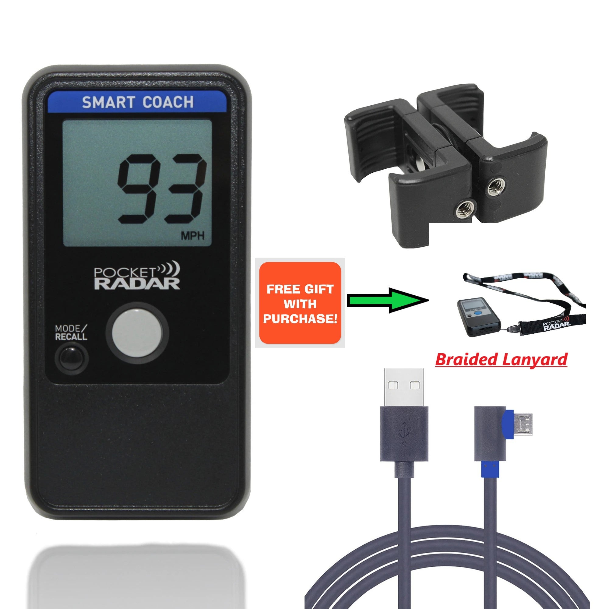 SMART COACH RADAR™ Training Bundle - Speed & Agility Training System for Athletes - Perfect for Football, Soccer, and Track Practice