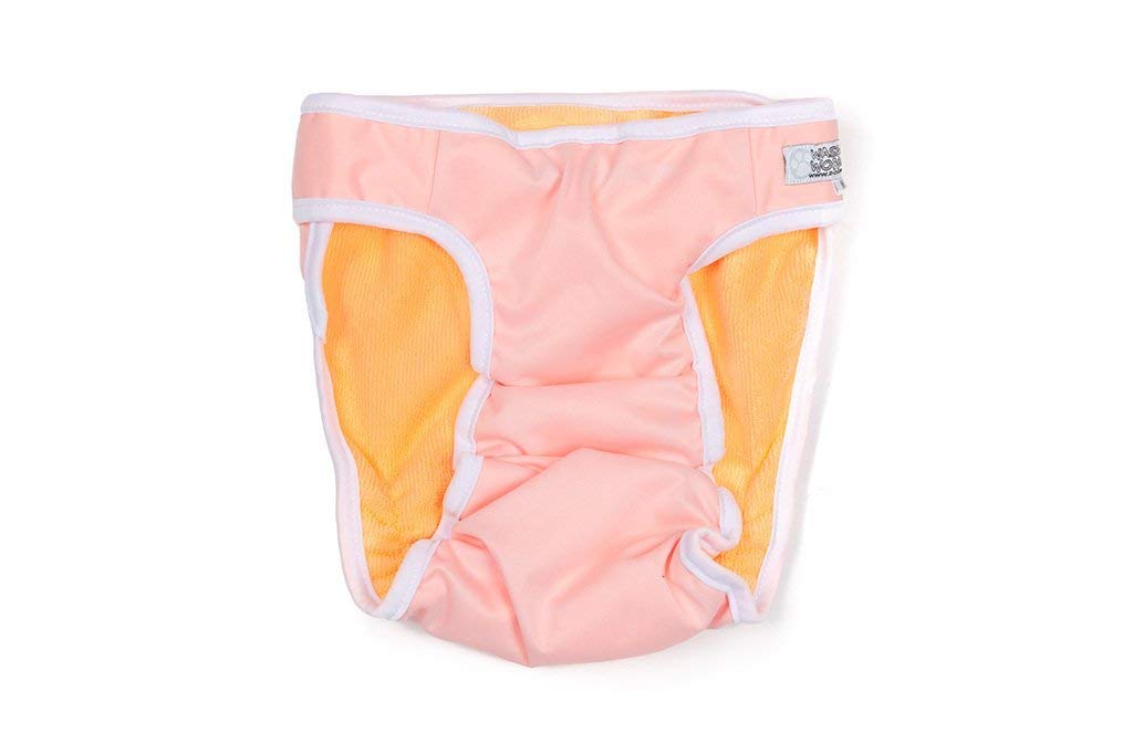 Washable Reusable Female Dog Diapers - Premium Absorbent Dog Panties for Small Dogs (Small Pink) | Perfect for Incontinence, Heat Cycles & House Training