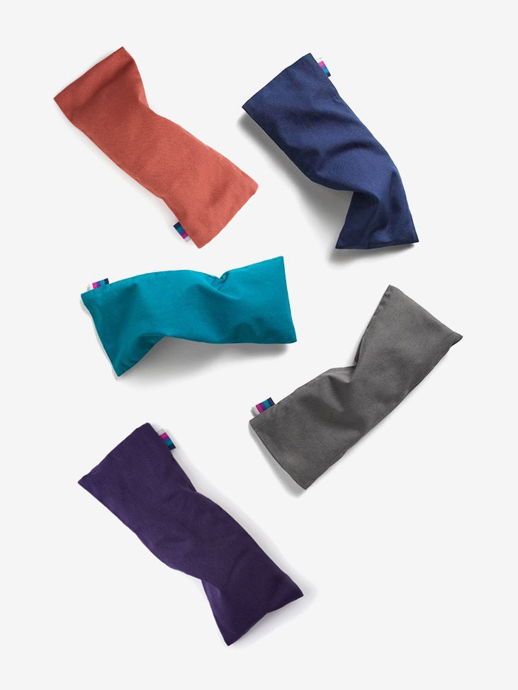 Organic Cotton Eye Pillow for Yoga & Meditation - Box of 10 - Perfect for Stress Relief, Spa Relaxation & Travel Comfort