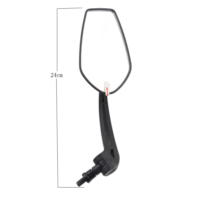 360° Rotatable Motorcycle Mirror Set - Adjustable Handlebar Rear View Mirrors for Enhanced Safety | Perfect for Cruisers, Sport Bikes & Road Trips
