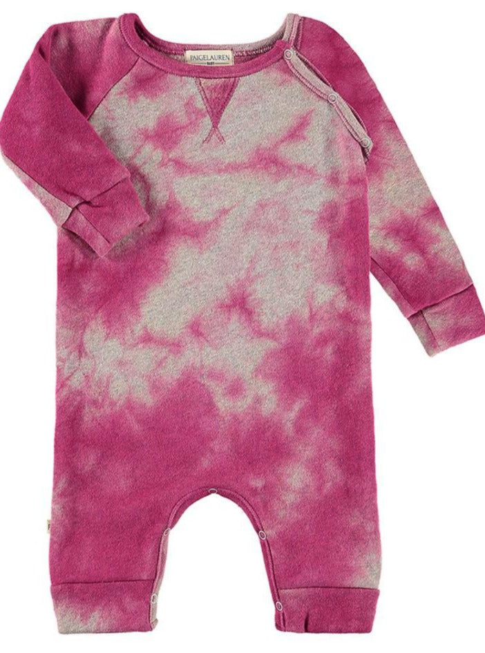 Cozy Fleece Romper for Women - Soft Heathered Marble Pink One-Piece Jumpsuit | Perfect for Loungewear, Pajamas & Winter Outfits