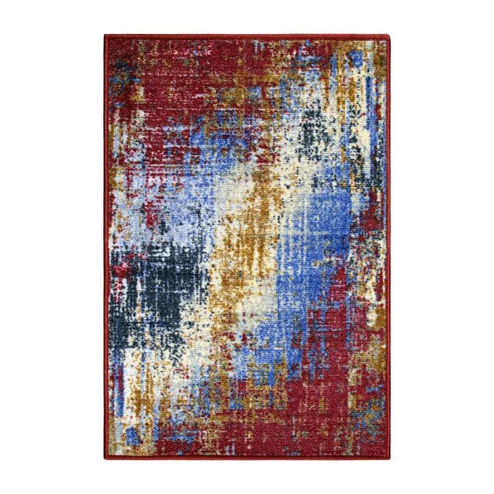 Arona Abstract Non-Slip Indoor Area Rug - Soft Modern Boho Carpet for Living Room, Bedroom, Dining Area - Perfect for Home Decor & High Traffic Areas