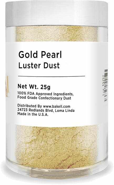 Christmas Collection Luster Dust Combo Pack A (8 PC SET) 25 Gram Jar - Edible Cake Decorating Dust for Holiday Baking, Cookies, Cupcakes & DIY Crafts