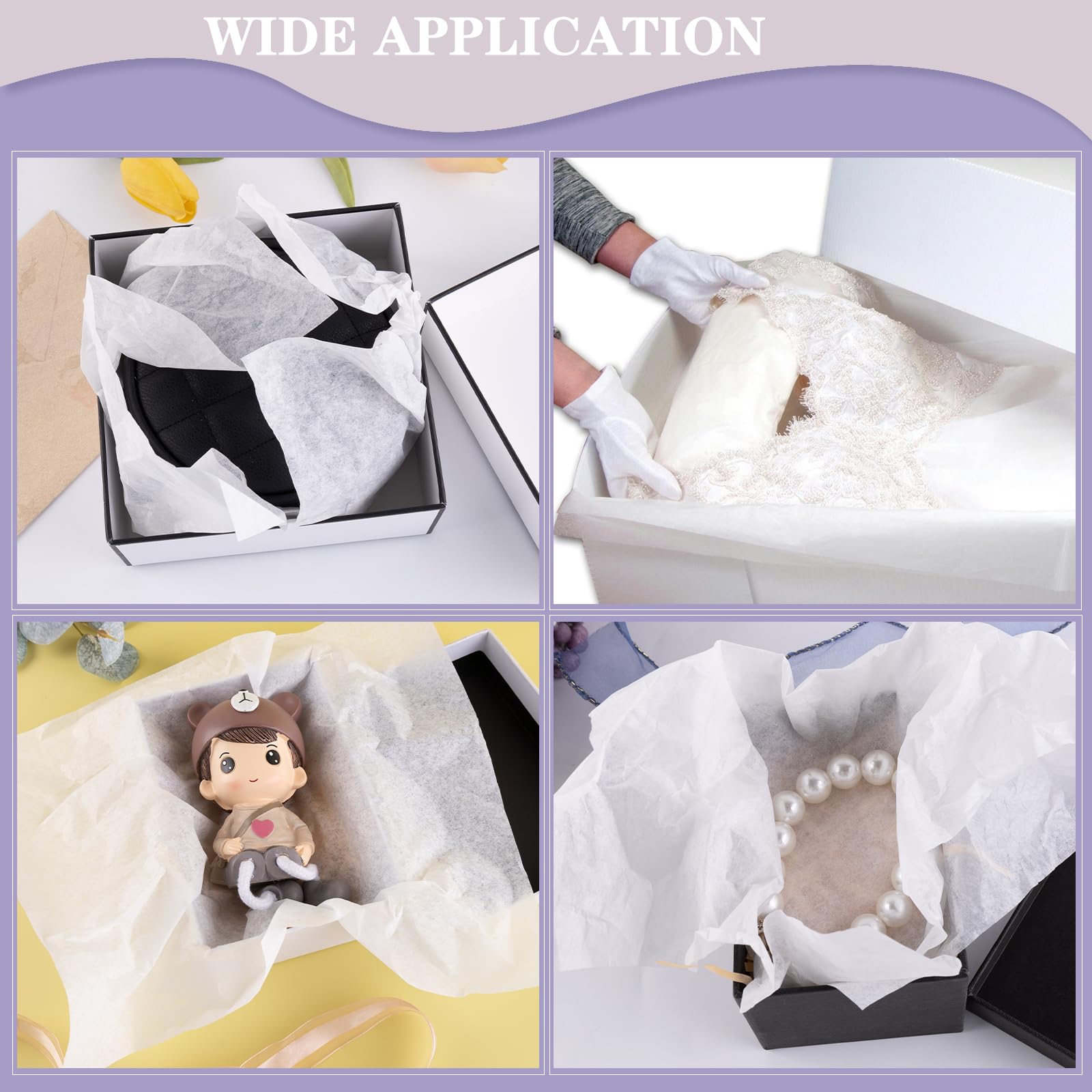 Acid-Free Unbuffered Interleaving Tissue Paper for Storage - 30