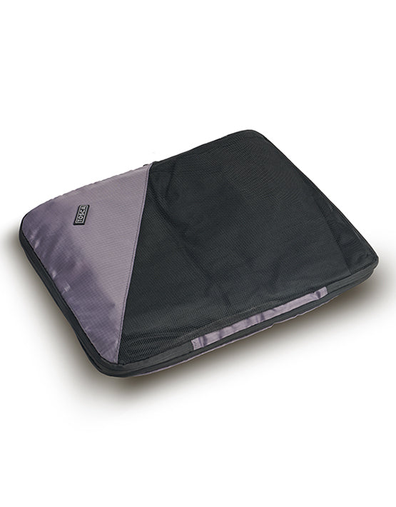 TOSCA TCA063 L 2PK Large Compression Packing Cubes for Travel - Black | Space-Saving Organizer for Suitcases, Backpacks & Luggage