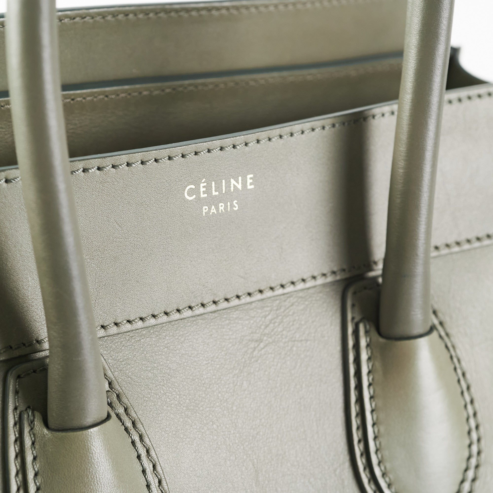 Celine Mini Luggage Bag in Grey - Stylish & Compact Handbag for Women | Perfect for Travel, Work & Everyday Use