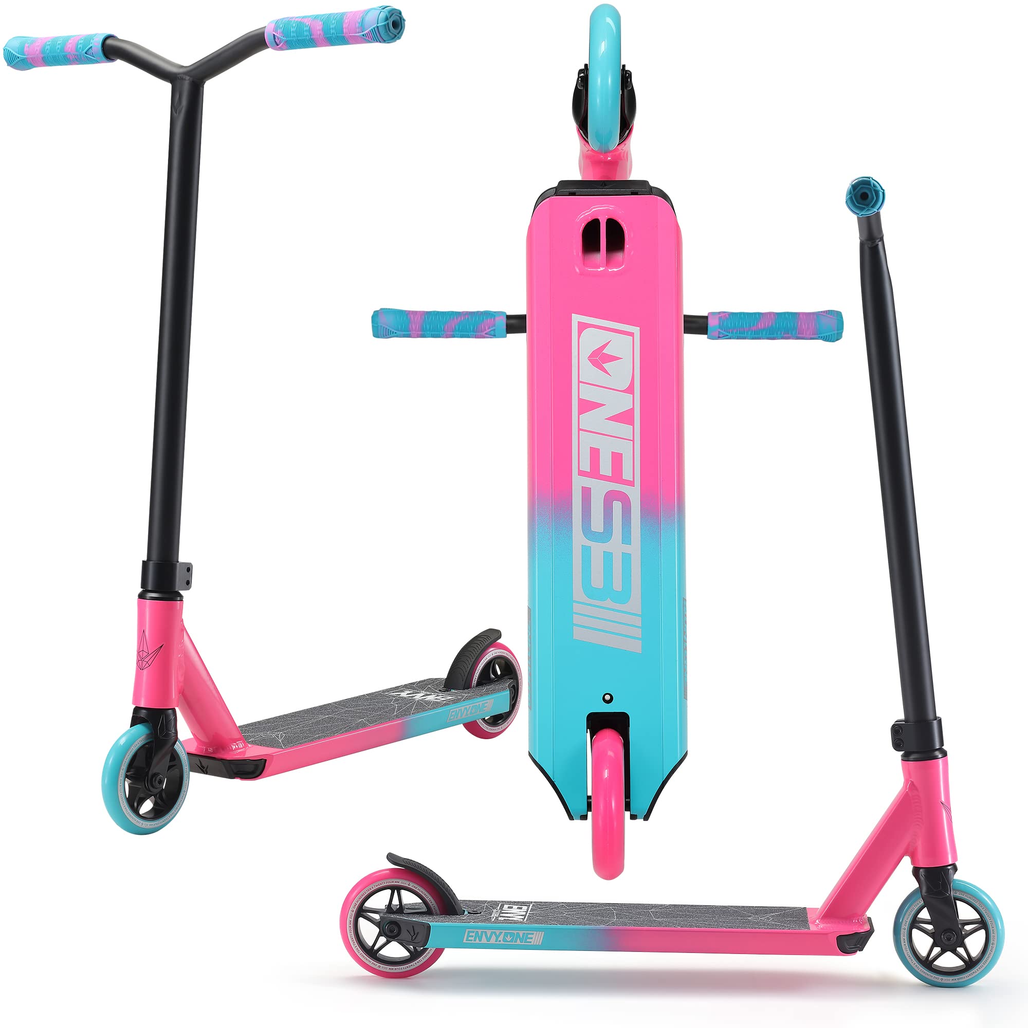Envy Scooters ONE S3 Stunt Scooter for Kids Ages 6-12 | Beginner Freestyle Trick Scooter | Durable & Lightweight for Skate Parks, Backyard Tricks & Commuting