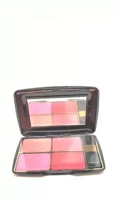 4 Color Blusher Palette for Women - Natural & Long-Lasting Cheek Makeup - Perfect for Daily Wear, Date Night & Professional Looks