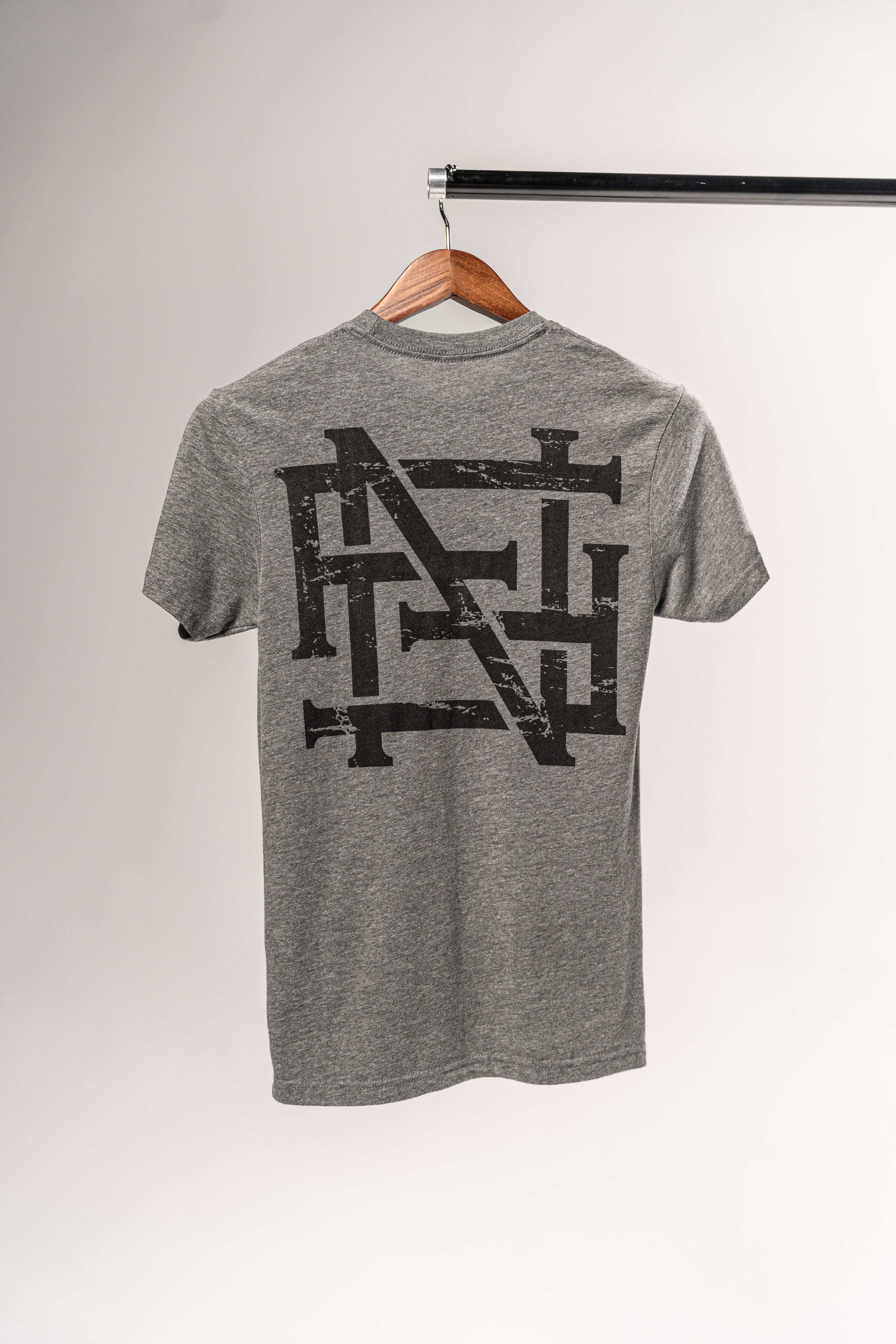 Lightning Arch Tee - Stylish Grey T-Shirt for Men & Women | Comfortable Casual Wear for Everyday Outfits & Street Fashion