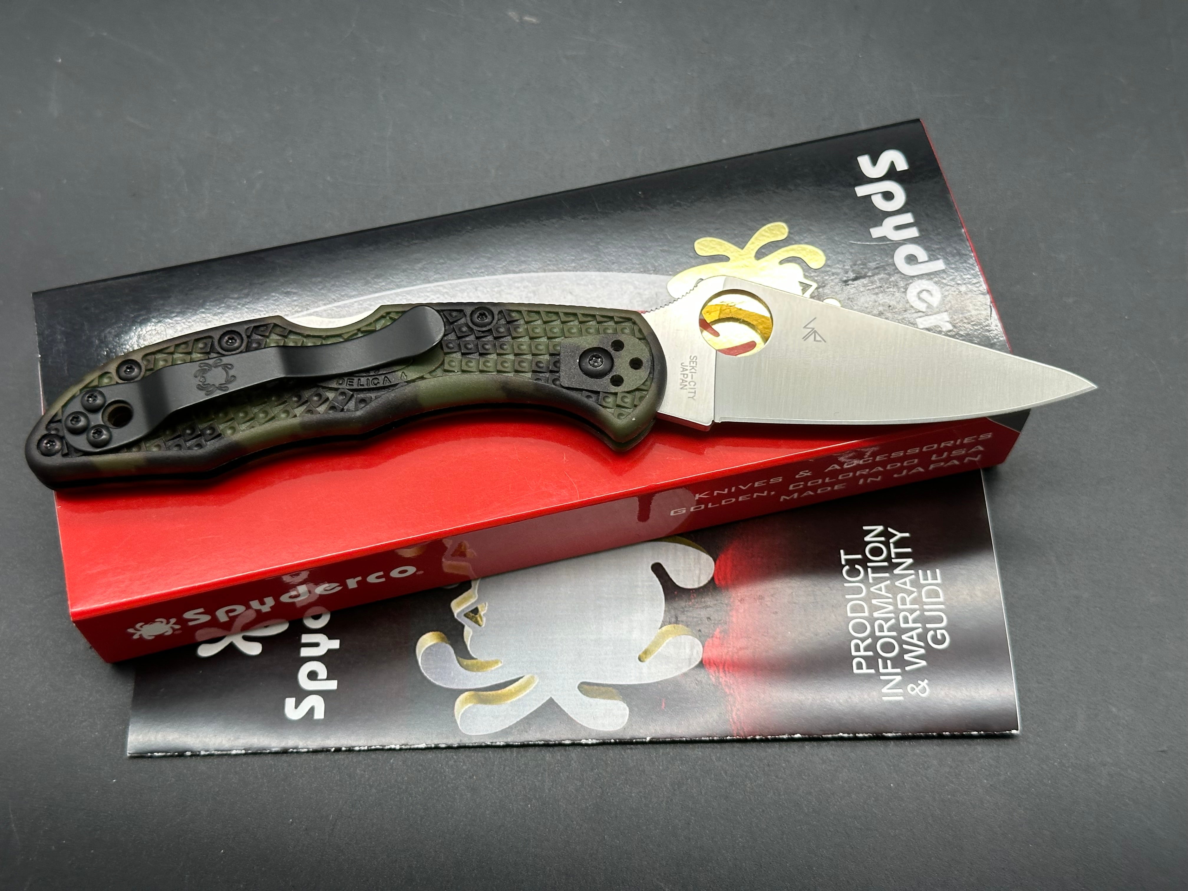 Spyderco Delica 4 Lightweight Folding Knife - 2.89