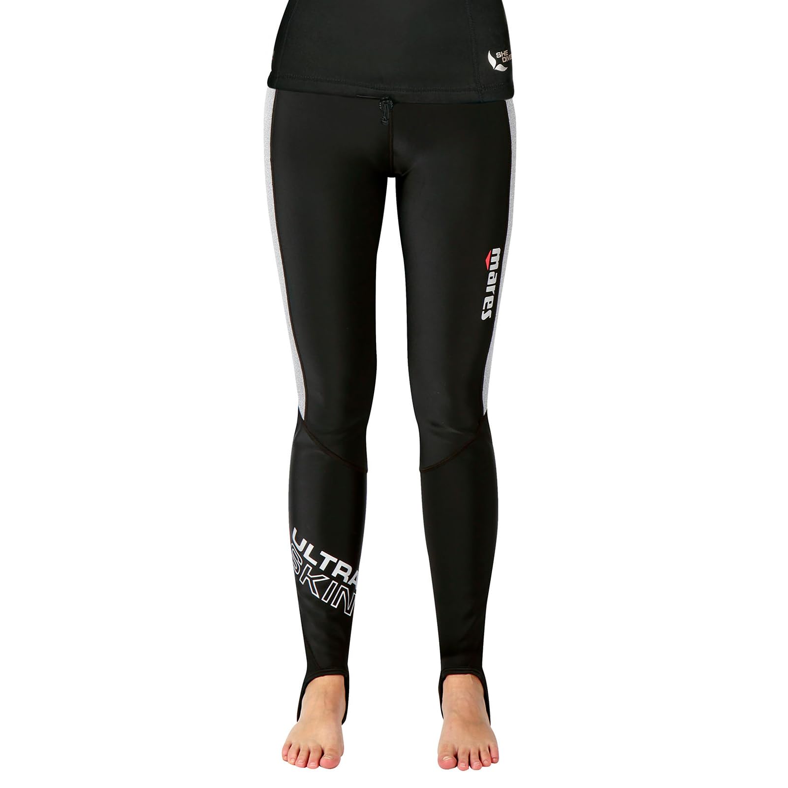 MARES Women's Ultra Skin Undersuit Long Pants - UPF 50+ Sun Protection Dive Skin Under Wetsuit Pants for Scuba Diving, Snorkeling & Water Sports | Perfect for Warm Water Dives & Aquatic Activities