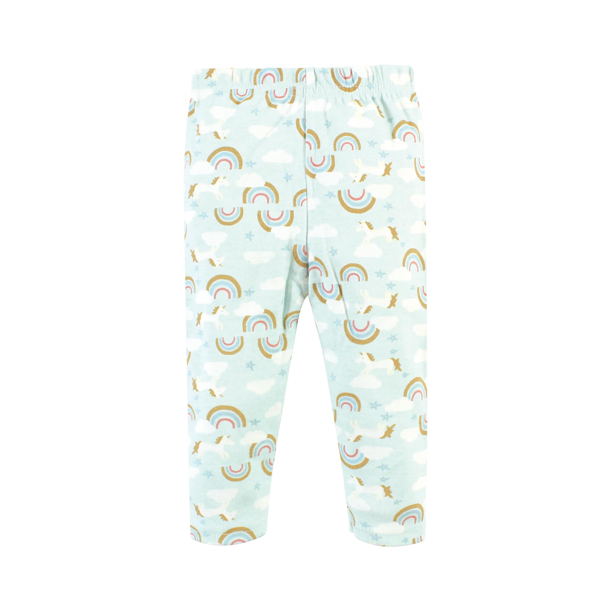 Hudson Baby Unisex Long-Sleeve Bodysuit & Pants Set - Magical Rainbow Print - 9-12 Months - Soft Cotton Baby Outfit for Playtime, Daycare & Photo Shoots