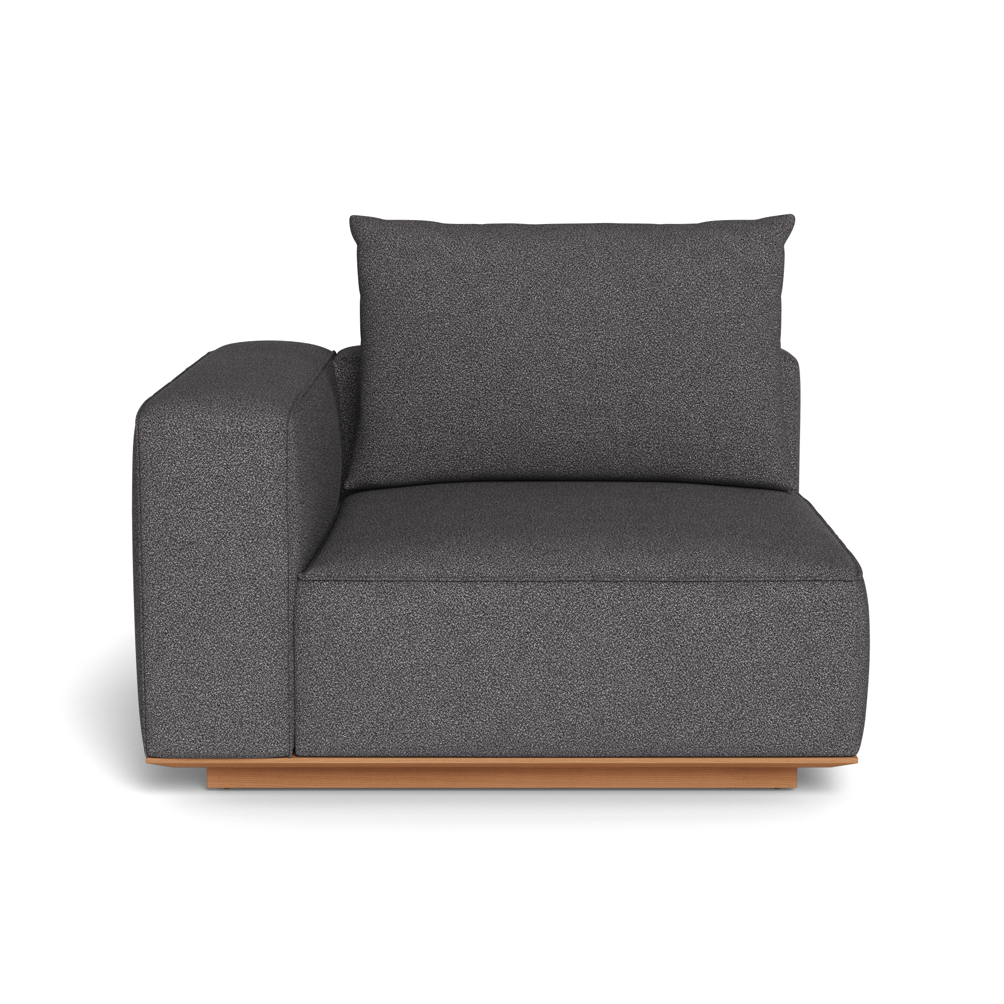 Santorini Outdoor Corner Left Sectional Sofa Set - Waterproof Wicker Patio Furniture for Garden, Poolside, Backyard & Balcony - Comfortable All-Weather Lounge Seating