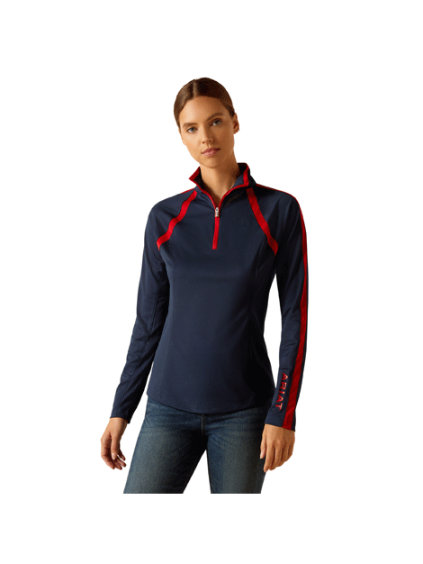 Ariat Sunstopper 3.0 1/4 Zip Performance Pullover - UV Protection & Moisture-Wicking for Outdoor Activities, Hiking & Ranch Work