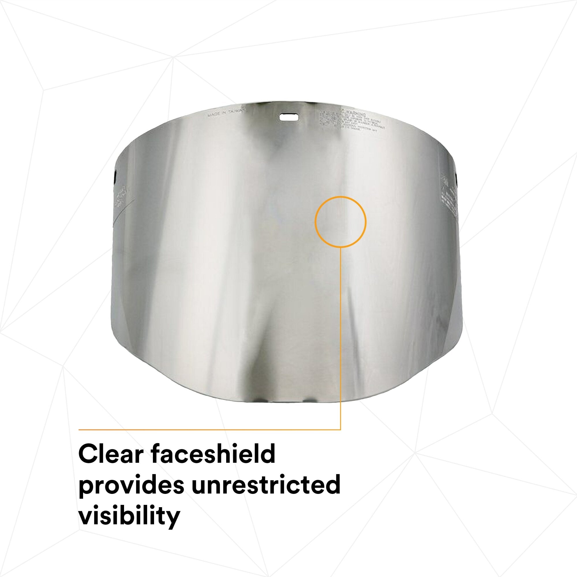 3M Aluminized Polycarbonate Molded Dark Green Faceshield Window 82509-00000 - Safety Face Shield for Welding, Grinding & Industrial Work Protection