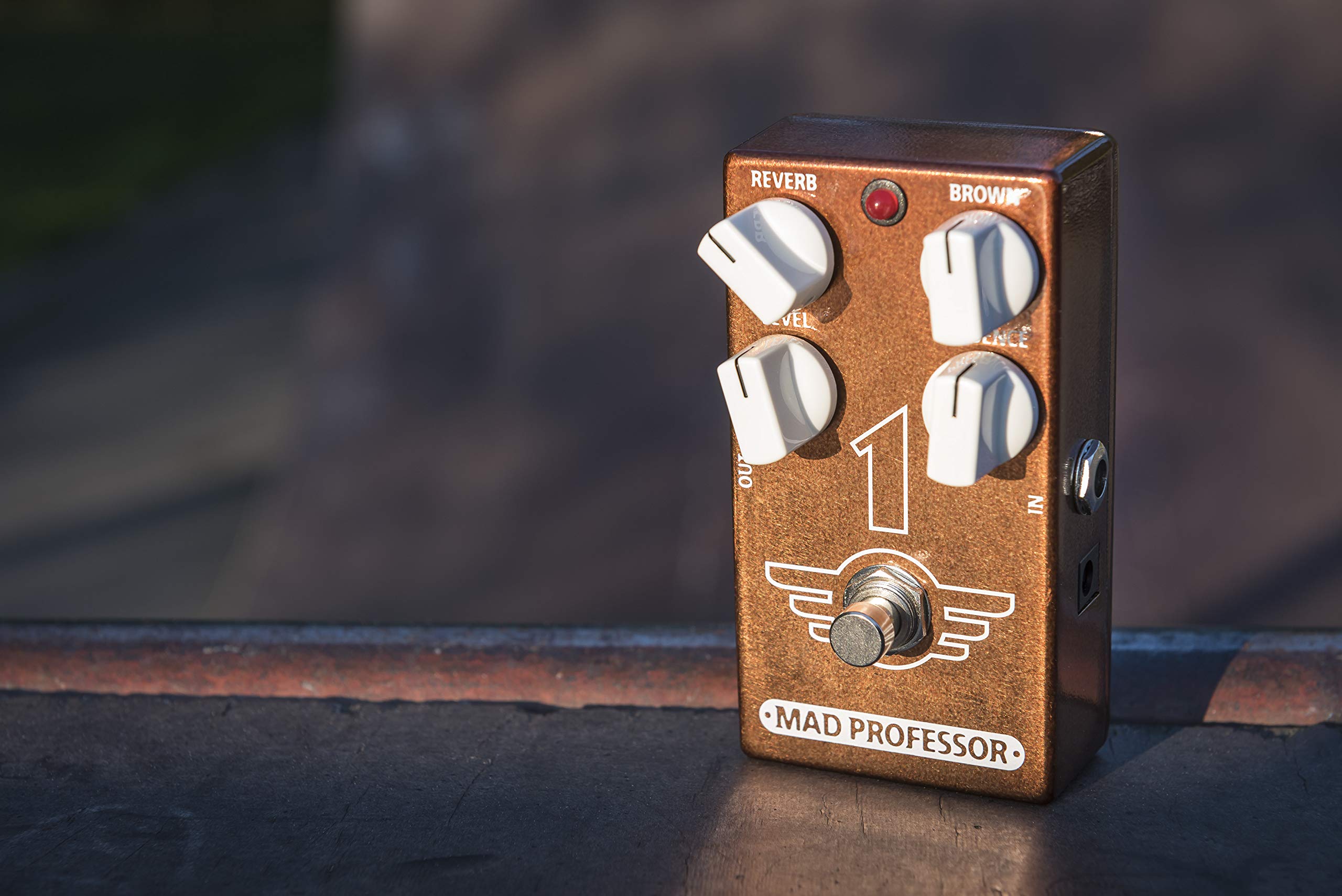 Mad Professor 1 Brown Sound Overdrive Guitar Effects Pedal - Vintage Tube Amp Tone for Rock & Blues Musicians | Stage & Studio Use
