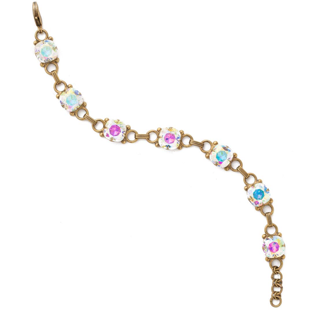 Sorrelli Essentials Eyelet Line Bracelet - Elegant Gold-Tone Bracelet for Women, Perfect for Everyday Wear, Parties, and Special Occasions