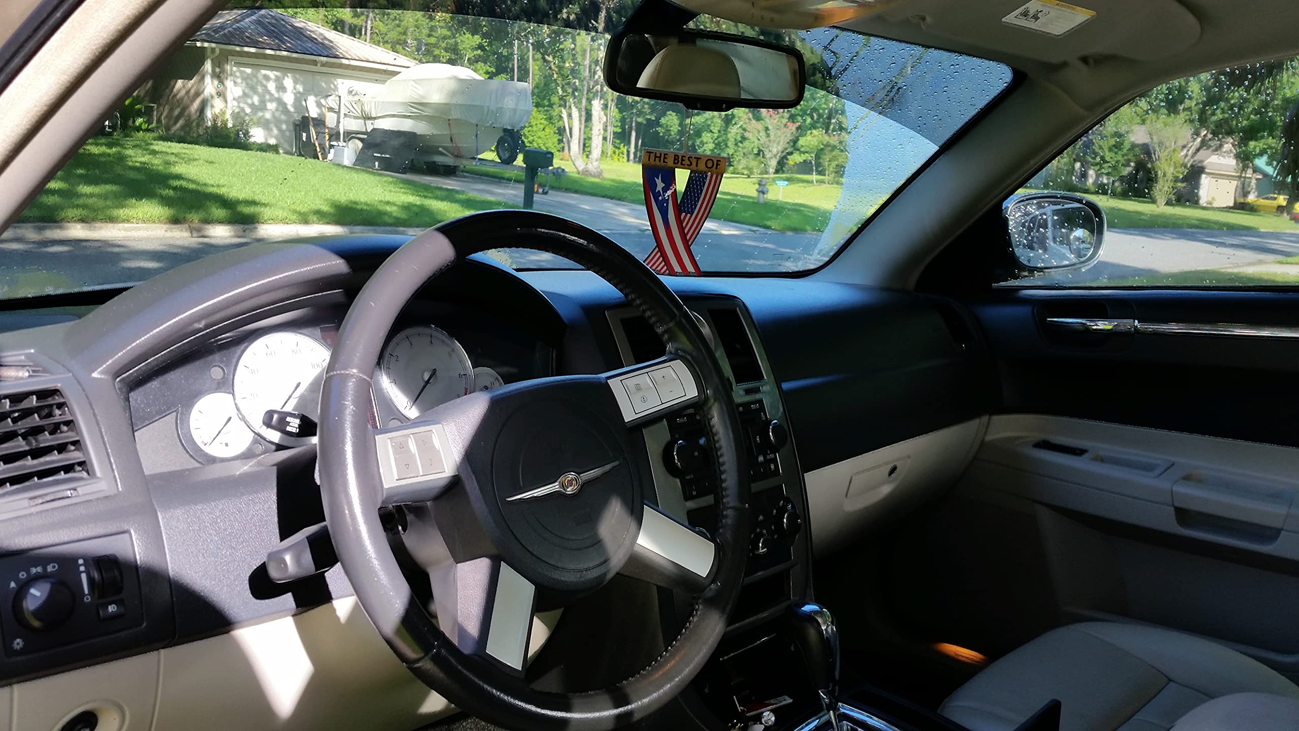 VI & USA American ST Thomas Caribbean Car Rearview Mirror Mini Banner Hanging Flags - Unity Flagz™ for Road Trips & Island Vibes