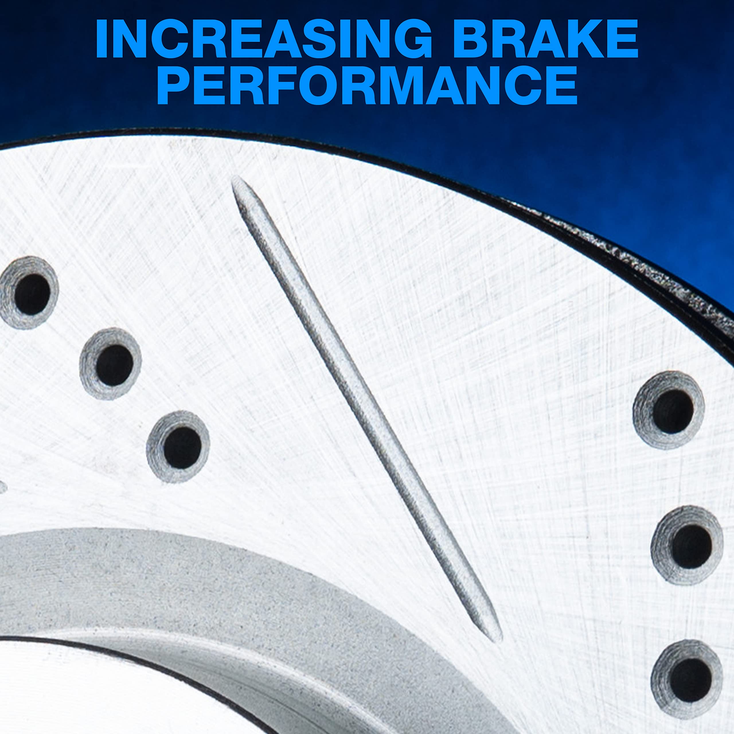 Premium Power Sport Front Brake Pads & Rotors Kit - Heavy Duty Motorcycle Braking System with Hardware (BLC1.45045.44) - Perfect for Harley, Honda & Yamaha Off-Road Bikes