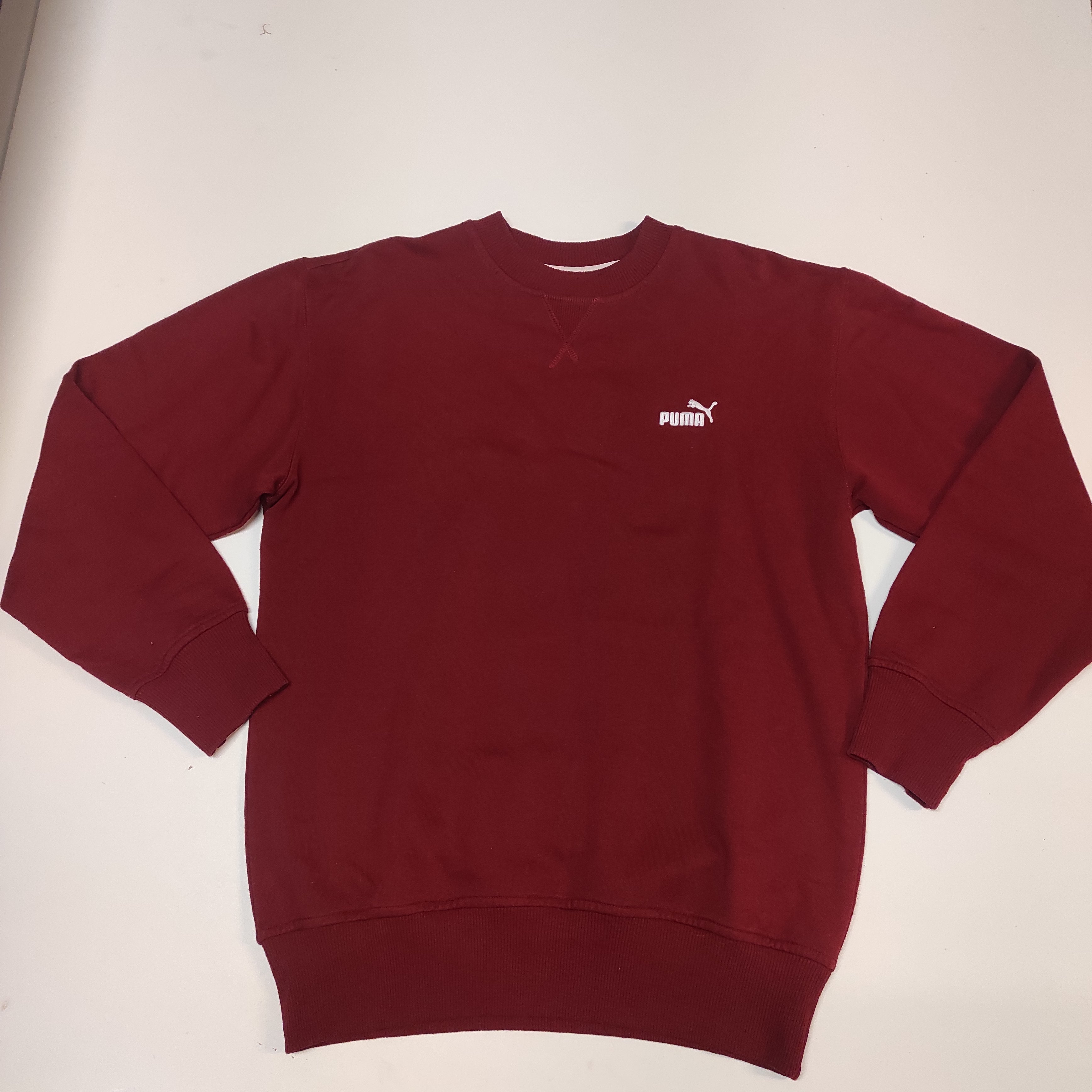 Vintage Puma Embroidered Sweater - Retro Style, Size S (Fits Like L) #9289 | Perfect for Casual Outfits, Streetwear & 90s Fashion Looks