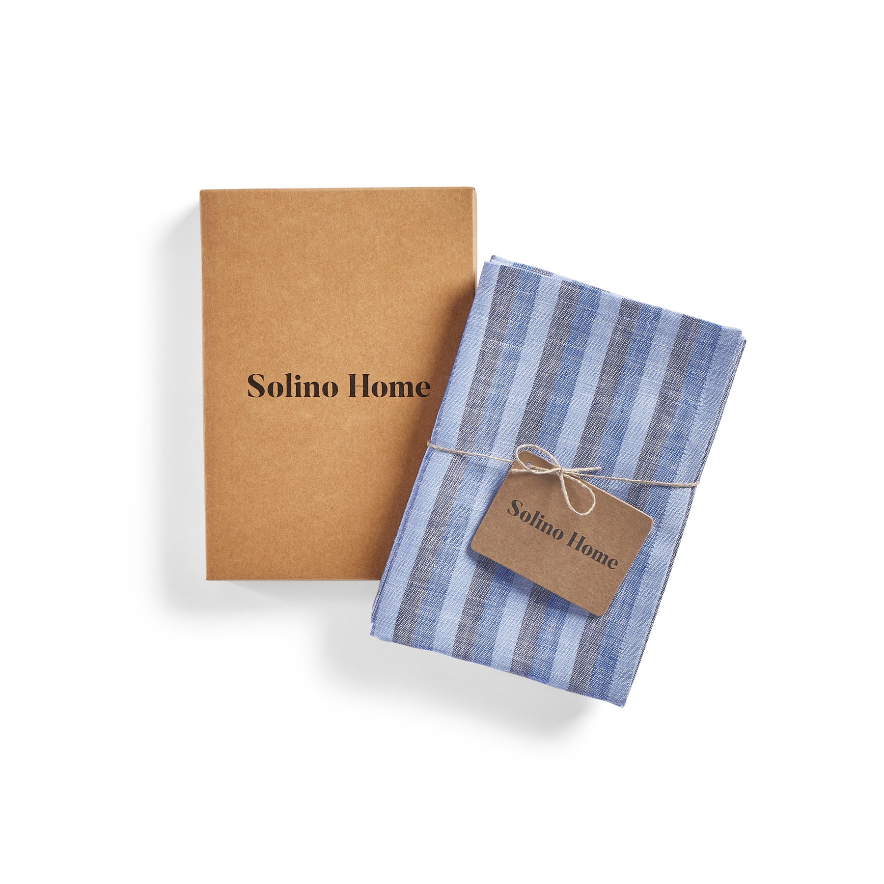 Premium Bistro Stripe Kitchen Towels Set of 2 - Absorbent Cotton Dish Cloths for Drying Dishes, Cleaning & Decor - Perfect for Farmhouse, Rustic & Modern Kitchens