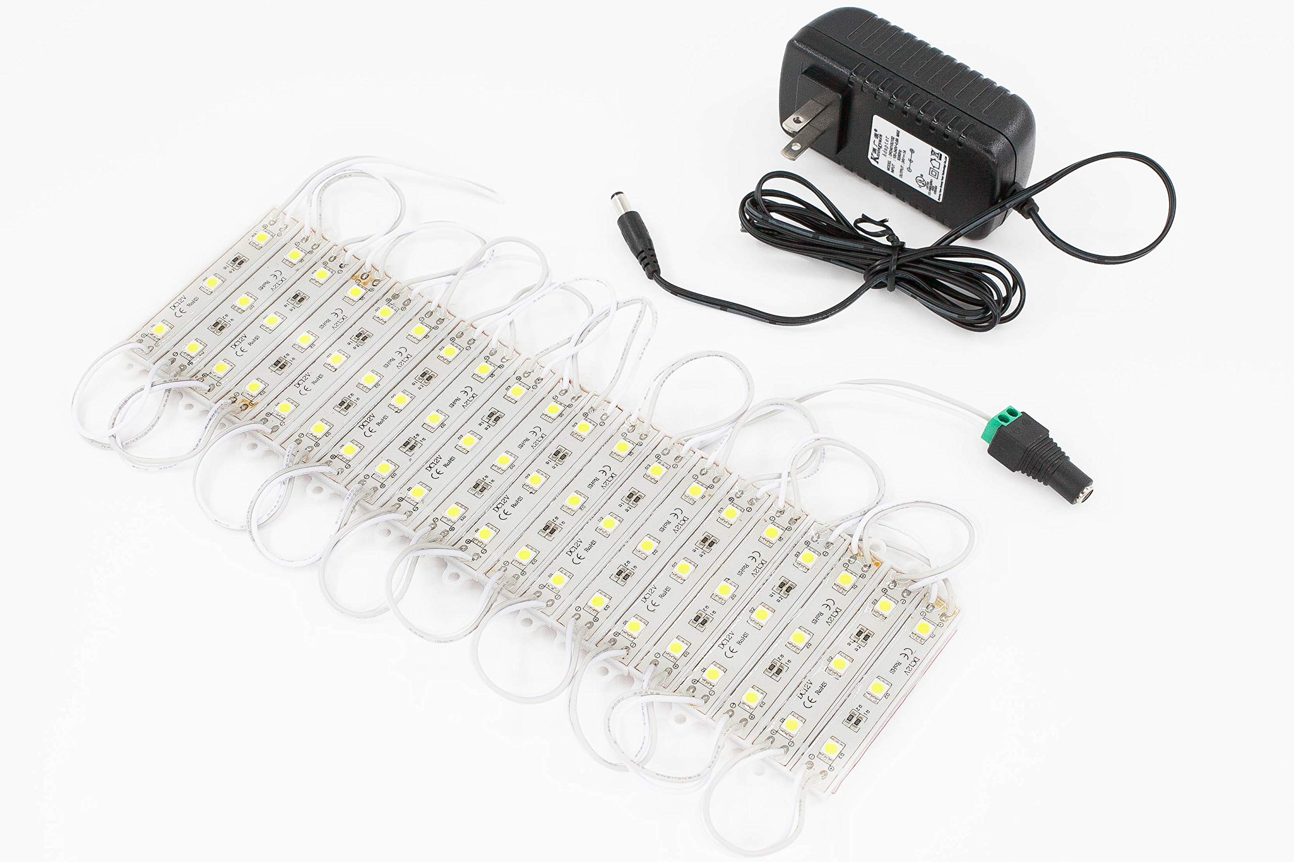 LED Makeup Mirror with Dimmable Lights & UL Power Supply - Eco Series for Vanity, Dressing Room & Travel Use