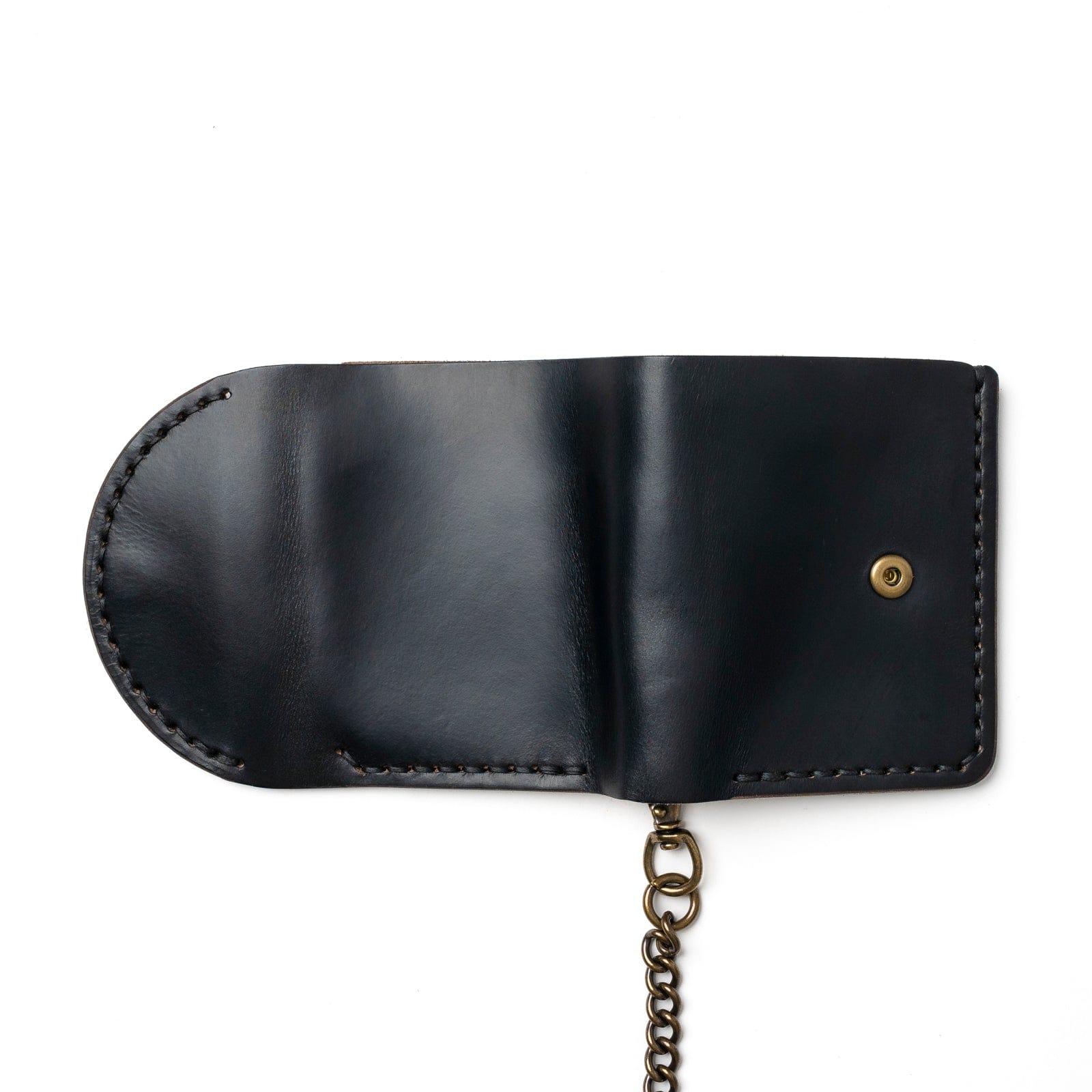Genuine Leather Biker Wallet for Men - RFID Blocking Slim Minimalist Design - Perfect for Motorcycle Riders & Everyday Carry