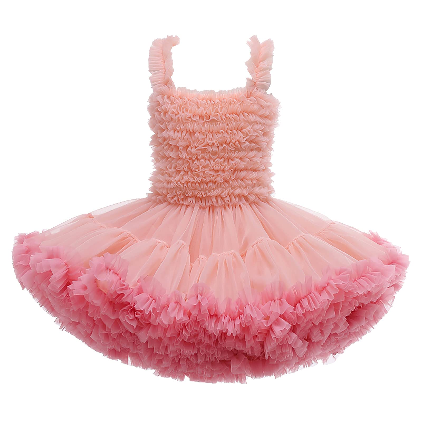 Toddler Girls' Colorful Net Yarn Bowknot Party Dress - Elegant Birthday & Special Occasion Gown for Kids | Perfect for Birthday Parties, Photo Shoots & Formal Events