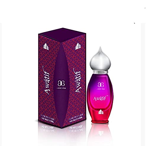Long Lasting Attar Perfume - Alcohol-Free Pure Herbal Fragrance (9ml) - Awatif Scent for Women & Men - Perfect for Daily Wear, Special Occasions & Gift Giving
