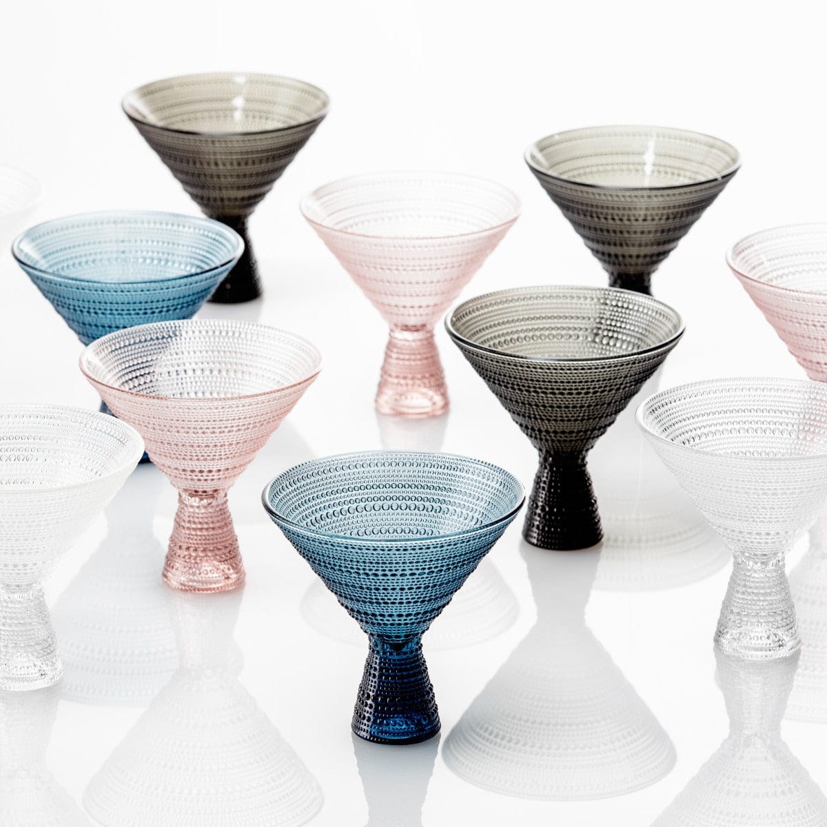 Fortessa Jupiter Martini Glasses 11.5oz (Set of 4) - Elegant Cocktail Glasses for Martinis & Mixed Drinks - Perfect for Home Bars, Parties & Entertaining - Multiple Colors Available