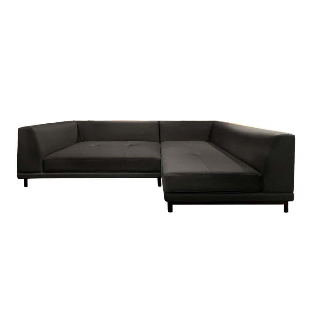 Stylish Hemlock Right Chaise Sofa - Modern Sectional Couch for Living Room, Lounge & Home Theater - Comfortable Fabric Upholstered Furniture for Relaxing & Entertaining