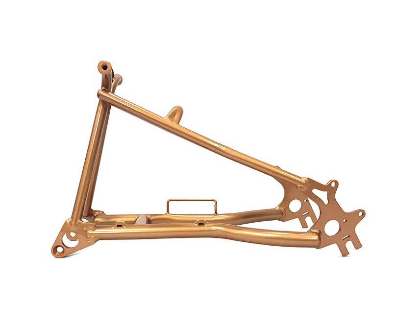 Premium Titanium Rear Frame Triangle & Fork Set for Brompton Folding Bike - Rose Gold (Copper) Finish | Lightweight & Durable Upgrade for Urban Commuting & Travel