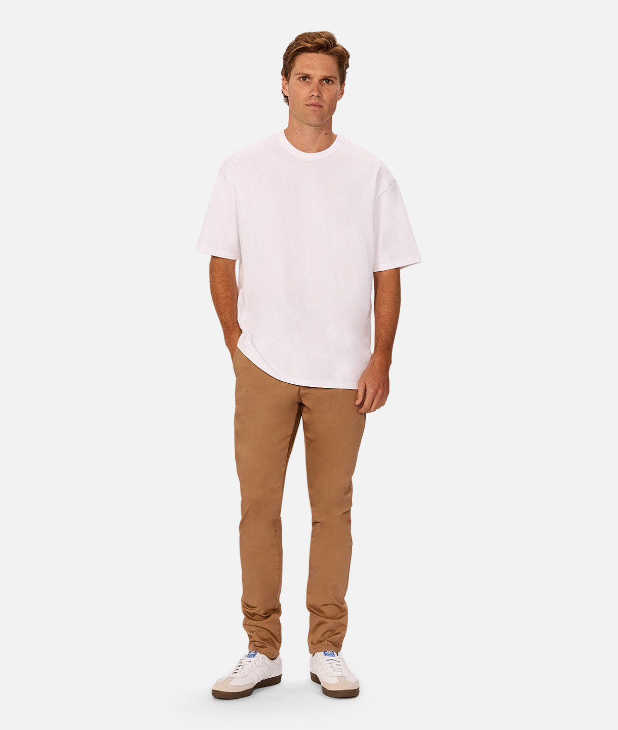 The Cuba Chino Pant in Caramel - Stylish & Comfortable Men's Casual Pants for Work, Travel & Everyday Wear