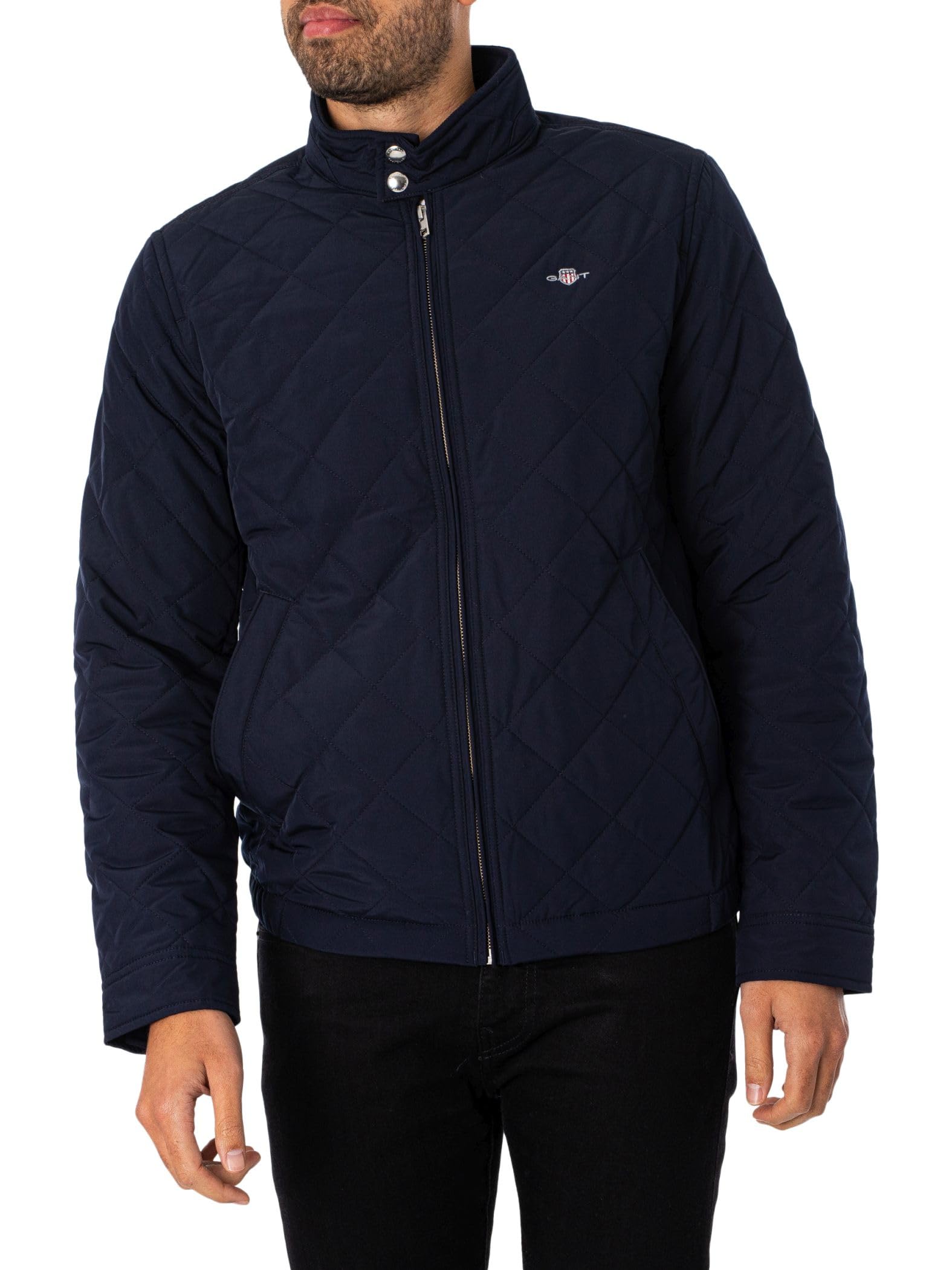 GANT Men's Lightweight Windbreaker Jacket - Water-Resistant, Breathable Outdoor Shell for Hiking, Running & Travel