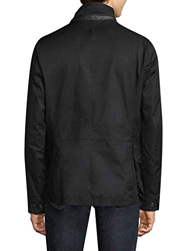 Ralph Lauren Men's Performance Polo Outwear Coat - Lightweight Water-Resistant Jacket for Outdoor Activities, Size XL, Black - Perfect for Hiking, Running & Casual Wear