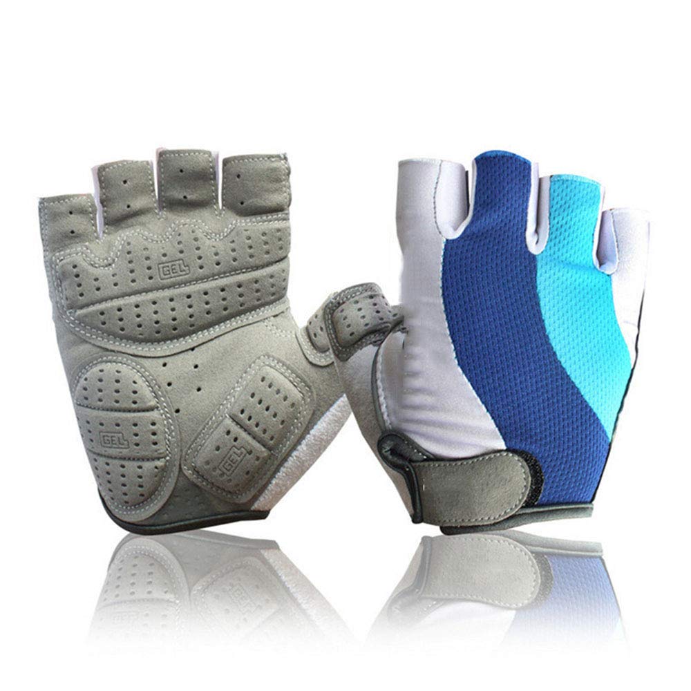 YQ&TL Breathable Half Finger Cycling Gloves for Men & Women - Non-Slip 3D Gel Padded Road & Mountain Bike Gloves - Perfect for Commuting, Training & Outdoor Adventures
