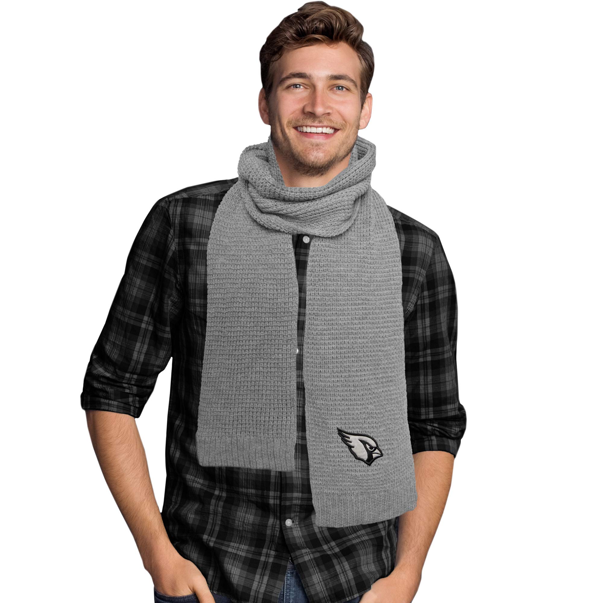 Littlearth NFL Unisex Waffle Knit Scarf - Officially Licensed Team Logo - Warm Winter Accessory for Football Games & Outdoor Activities