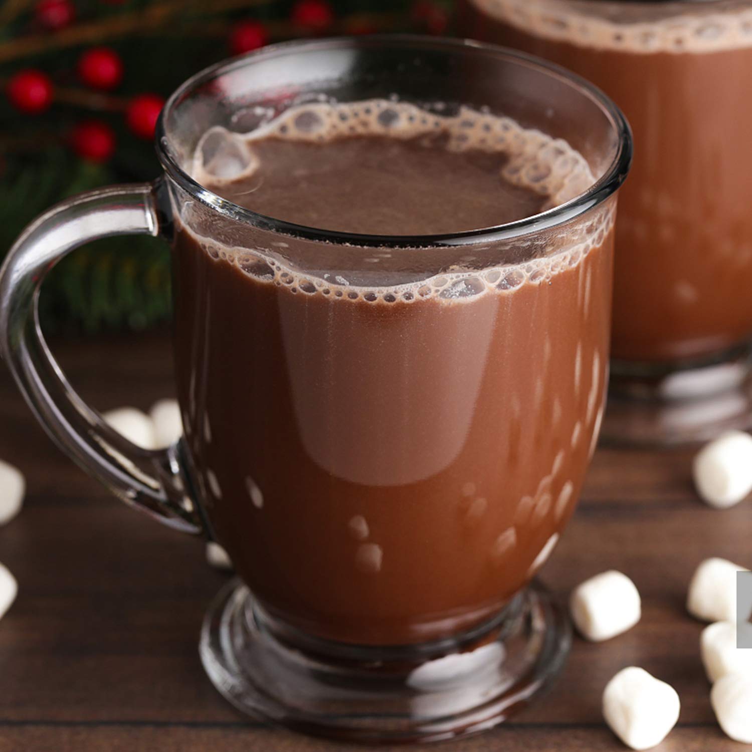 15oz Glass Coffee Mugs Set of 6 - Perfect for Latte, Tea & Hot Drinks at Home