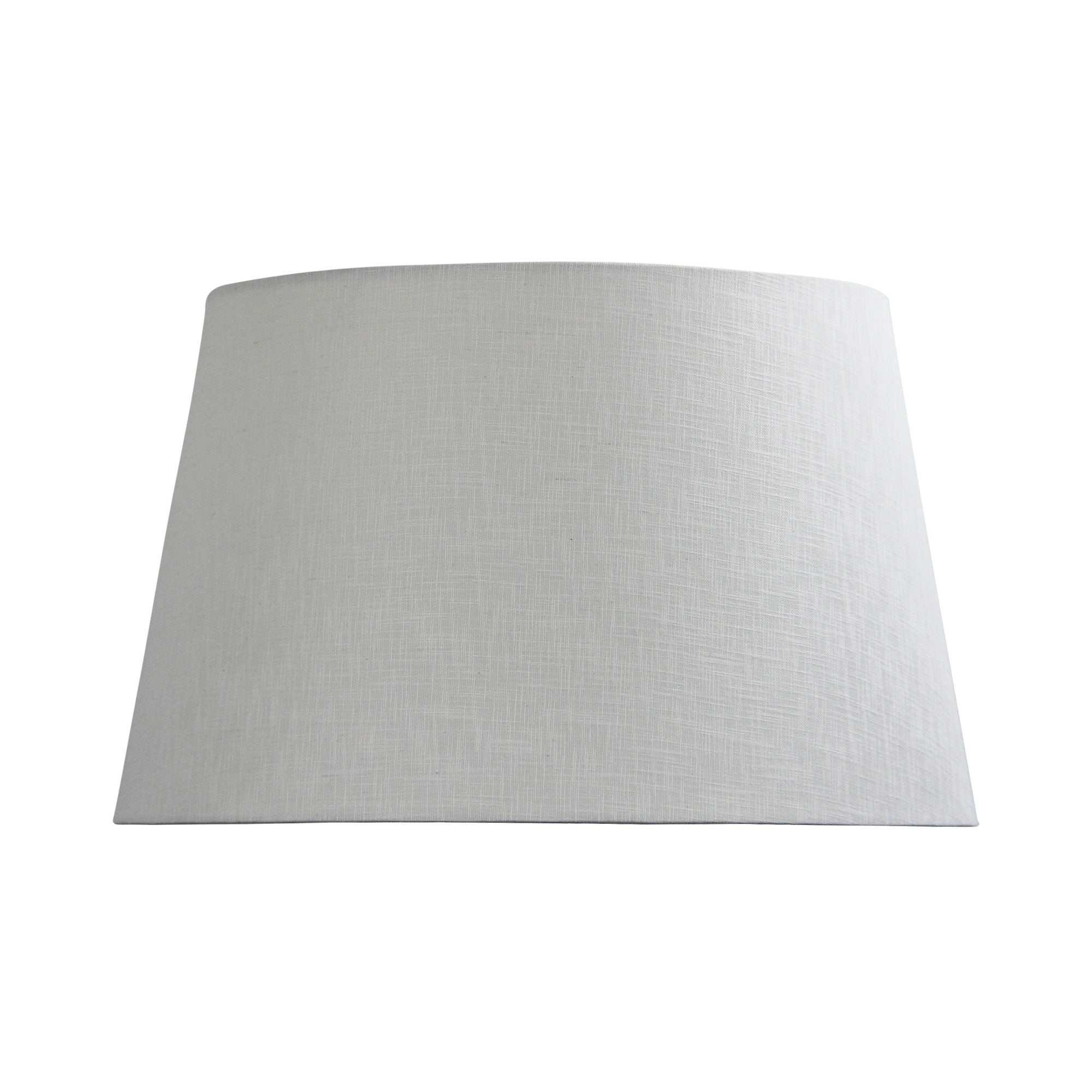 17 Inch White Linen Hardback Lamp Shade - Classic Elegant Lighting for Living Room, Bedroom & Dining Room Decor