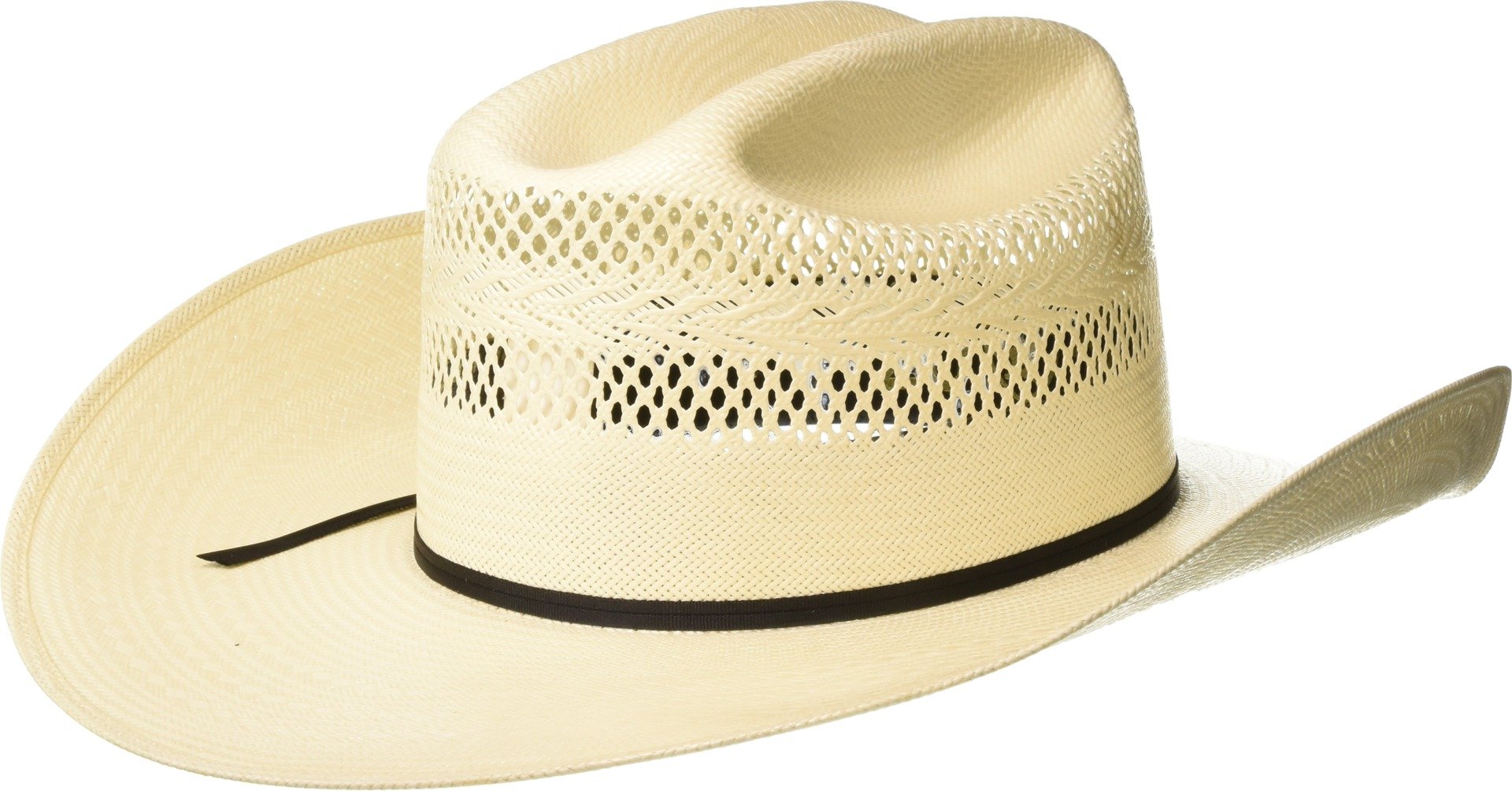 ARIAT Unisex 20X Straw Cowboy Hat A73170 - Western Style Sun Protection for Men & Women - Perfect for Rodeo, Ranch Work, and Outdoor Adventures