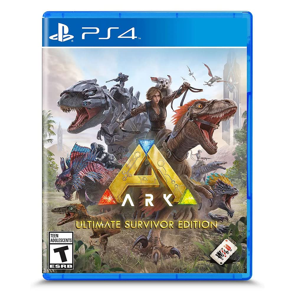 Solutions 2 Go PS4 ARK Ultimate Survivor Edition Multiplayer Game - Best Survival Adventure for PlayStation 4 - Perfect for Gaming Nights & Online Multiplayer Battles