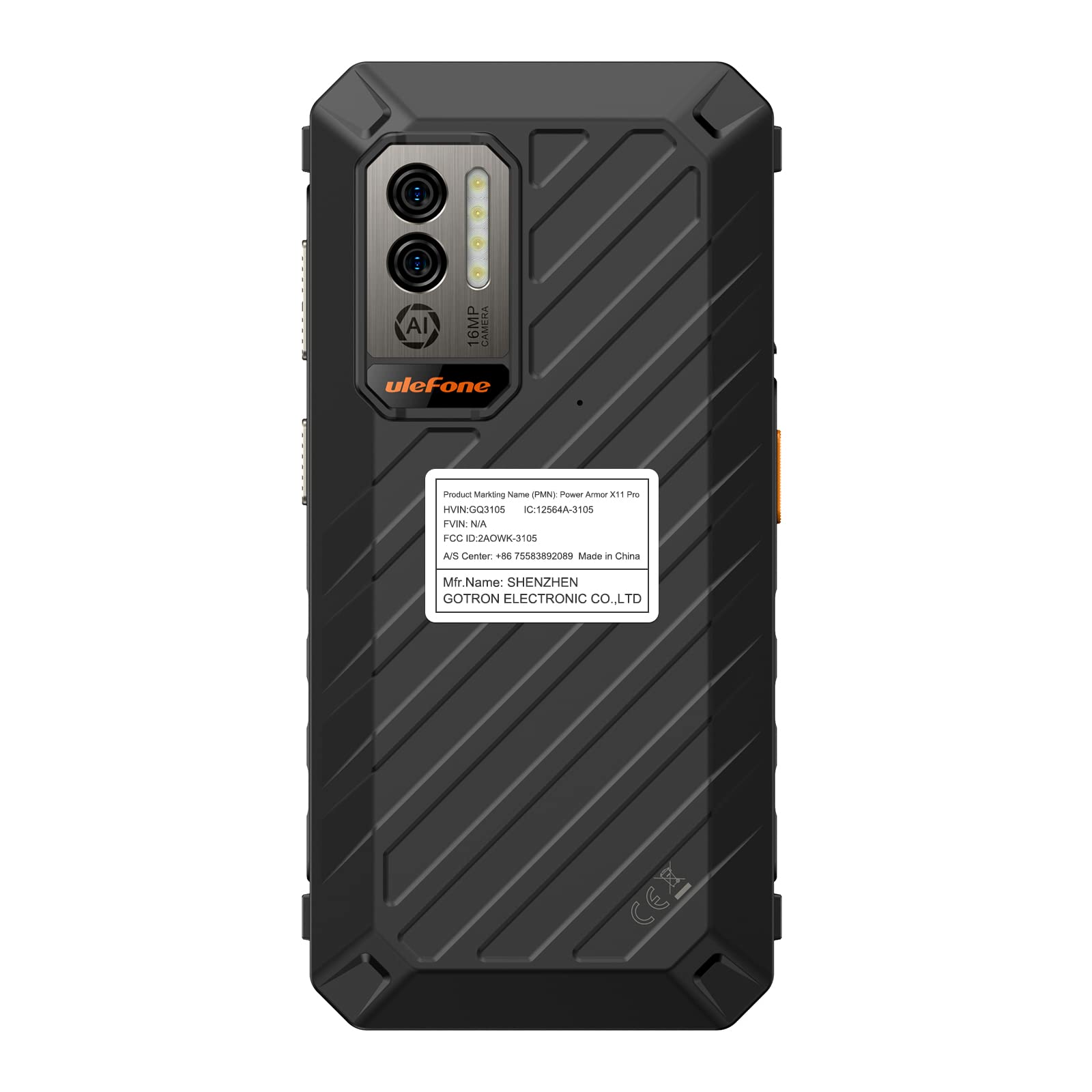 Ulefone Power Armor X11 Pro Rugged Smartphone - 8150mAh Battery, 8GB RAM 64GB ROM, Android 12 Octa-Core, 16MP Camera, 5.45