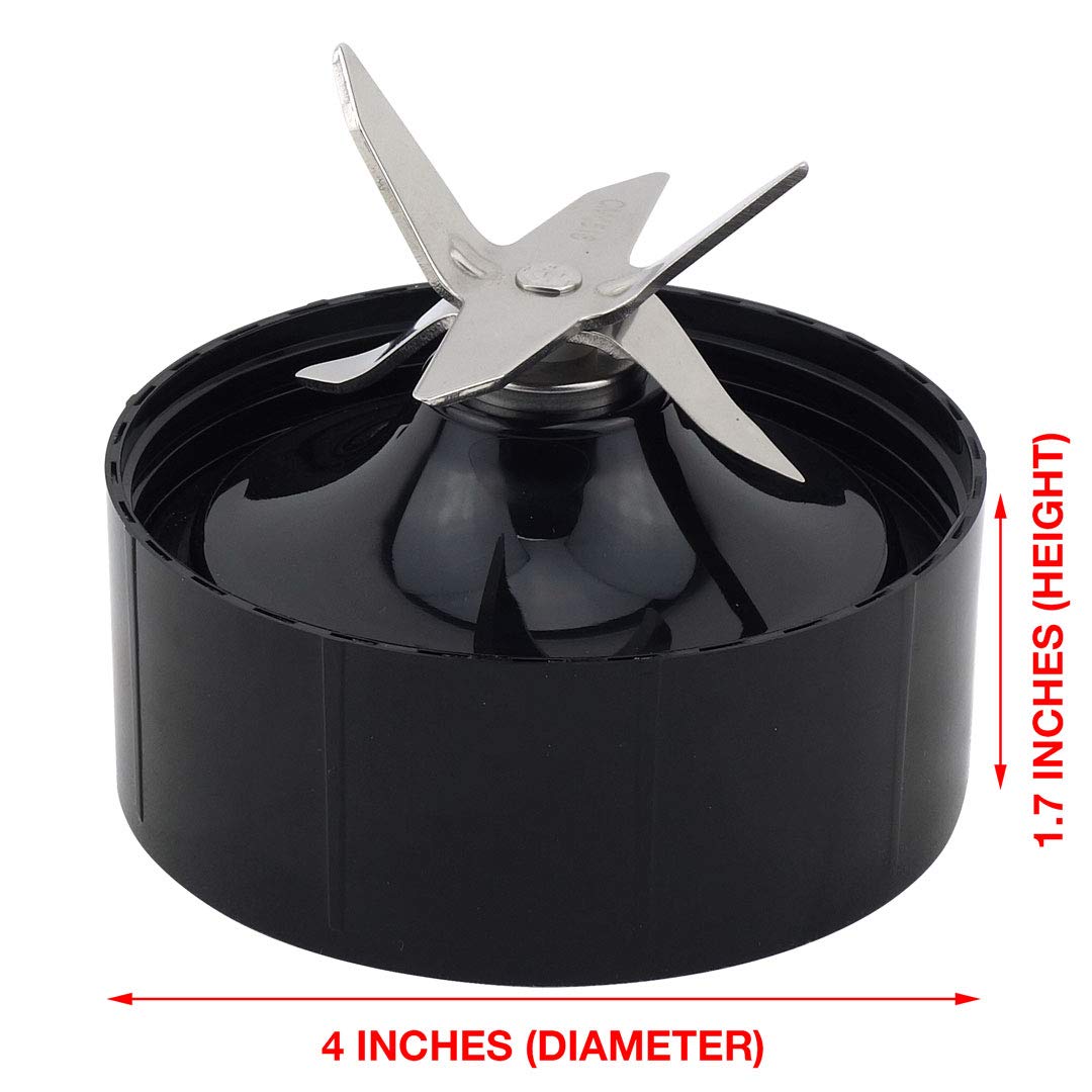 3 Pack Nutribullet NB-203 Blender Blades - Replacement for Smoothies & Shakes