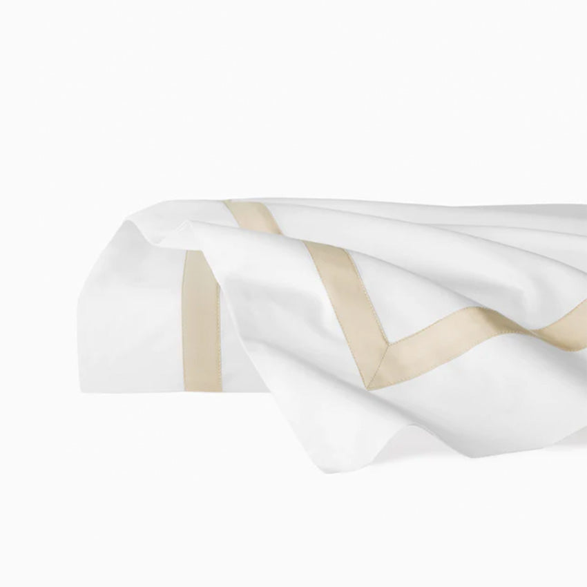 Sferra Luxury 100% Cotton Estate Flat Sheet - King Size, Soft & Breathable Bedding for Ultimate Comfort - Perfect for Master Bedrooms, Guest Rooms & Hotels
