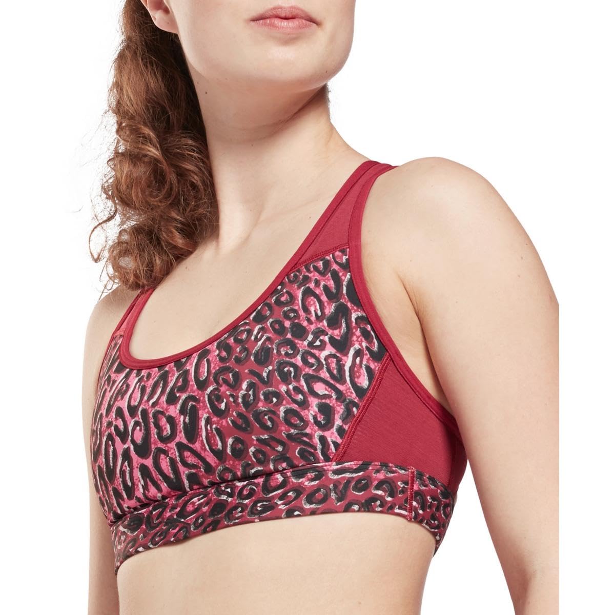 Reebok Women's Lux Medium Support Sports Bra - Workout, Yoga & Running Activewear for Fitness Enthusiasts