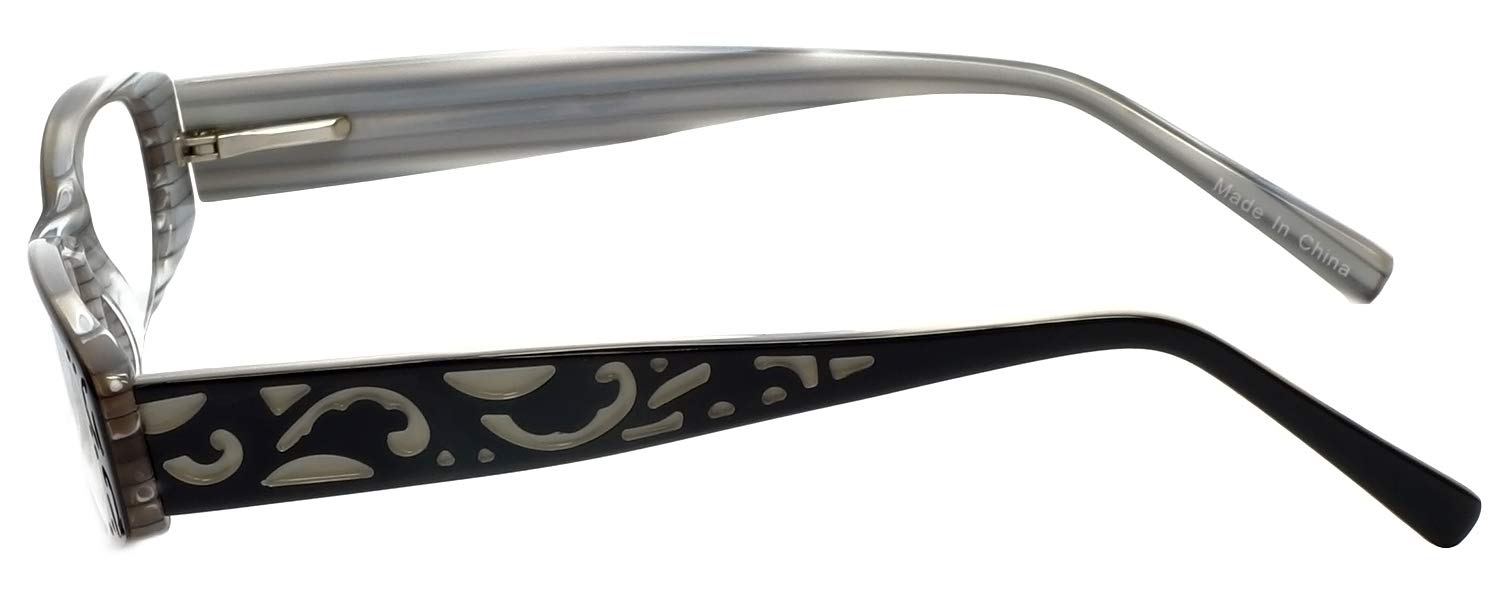 Calabria 854 Designer Reading Glasses with Hard Case - Stylish & Durable for Reading, Work, and Computer Use